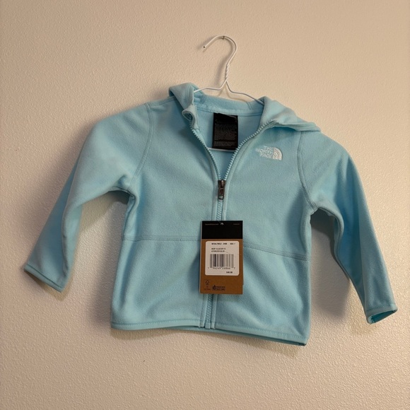 NEW THE NORTH FACE BABY GLACIER FULL ZIP Fleece HOODIE INFANTS Baby 18-24m - Picture 3 of 7